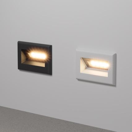 Maytoni O045SL-L3W3K - LED Vonkajšie vstavané svietidlo BOSCA LED/3W/230V 3000K IP65 biela