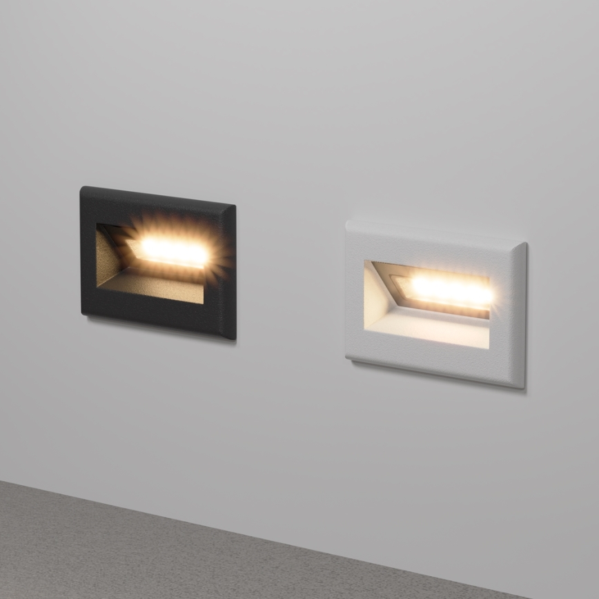 Maytoni O045SL-L3W3K - LED Vonkajšie vstavané svietidlo BOSCA LED/3W/230V 3000K IP65 biela