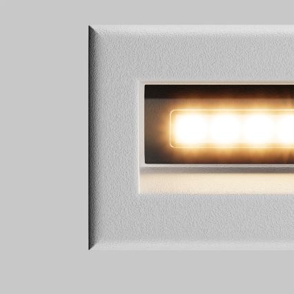 Maytoni O045SL-L3W3K - LED Vonkajšie vstavané svietidlo BOSCA LED/3W/230V 3000K IP65 biela
