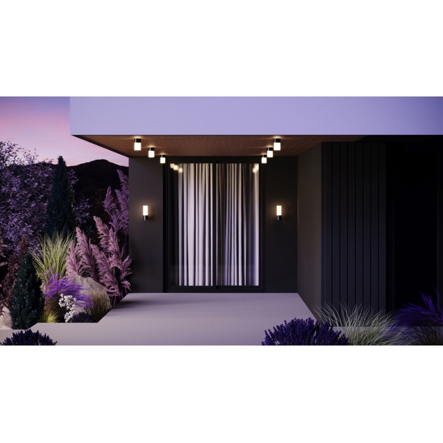 Maytoni O418WL-01B - Vonkajšie nástenné svietidlo WILLIS 1xE27/60W/230V IP54 čierna