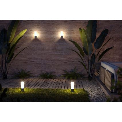 Maytoni O418WL-01GR - Vonkajšie nástenné svietidlo WILLIS 1xE27/60W/230V IP54 antracit