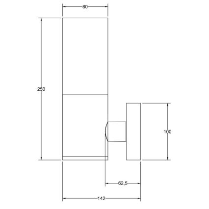 Maytoni O418WL-01GR - Vonkajšie nástenné svietidlo WILLIS 1xE27/60W/230V IP54 antracit