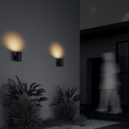 Maytoni O419WL-01B - Vonkajšie nástenné svietidlo RANDO 1xE27/60W/230V IP54 čierne