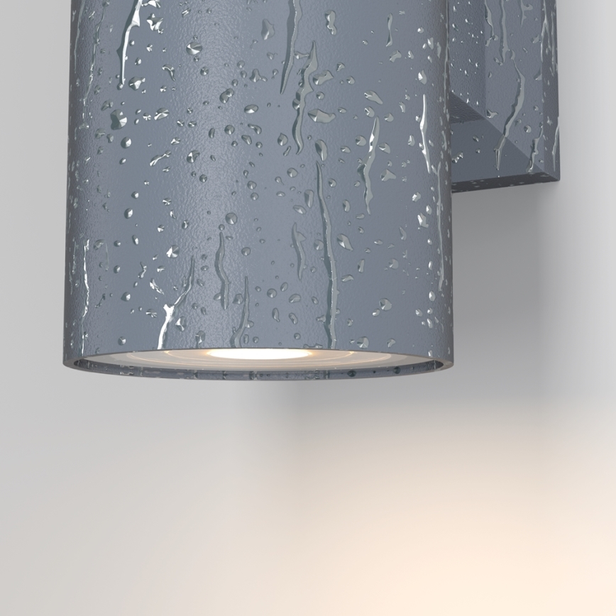 Maytoni O574WL-02GR - Vonkajšie nástenné svietidlo BOWERY 2xGU10/50W/230V IP54 antracit