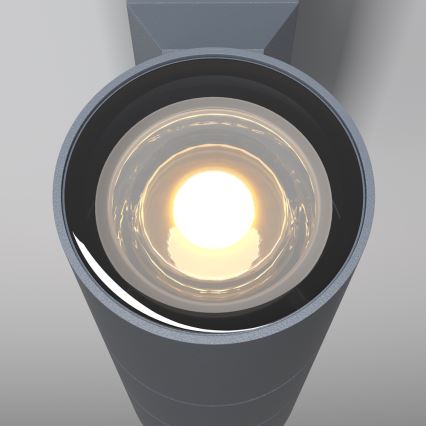 Maytoni O574WL-02GR - Vonkajšie nástenné svietidlo BOWERY 2xGU10/50W/230V IP54 antracit