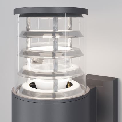Maytoni O576WL-02GR - Vonkajšie nástenné svietidlo BRONX 2xE27/60W/230V IP54 antracit