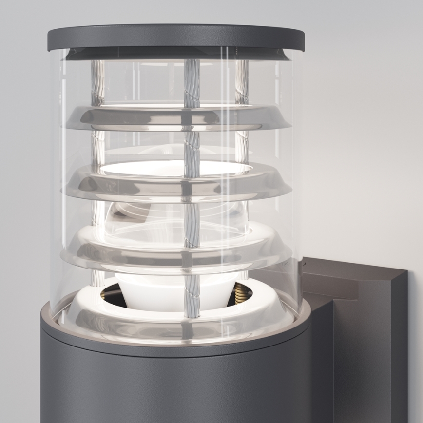 Maytoni O576WL-02GR - Vonkajšie nástenné svietidlo BRONX 2xE27/60W/230V IP54 antracit