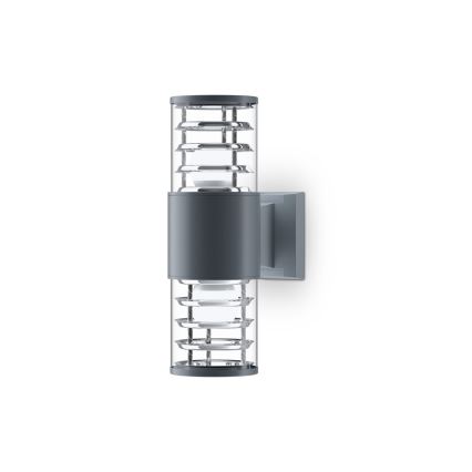 Maytoni O576WL-02GR - Vonkajšie nástenné svietidlo BRONX 2xE27/60W/230V IP54 antracit