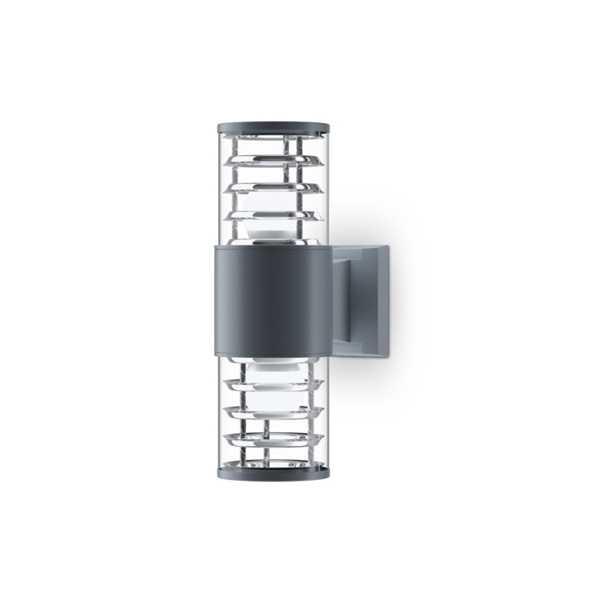 Maytoni O576WL-02GR - Vonkajšie nástenné svietidlo BRONX 2xE27/60W/230V IP54 antracit