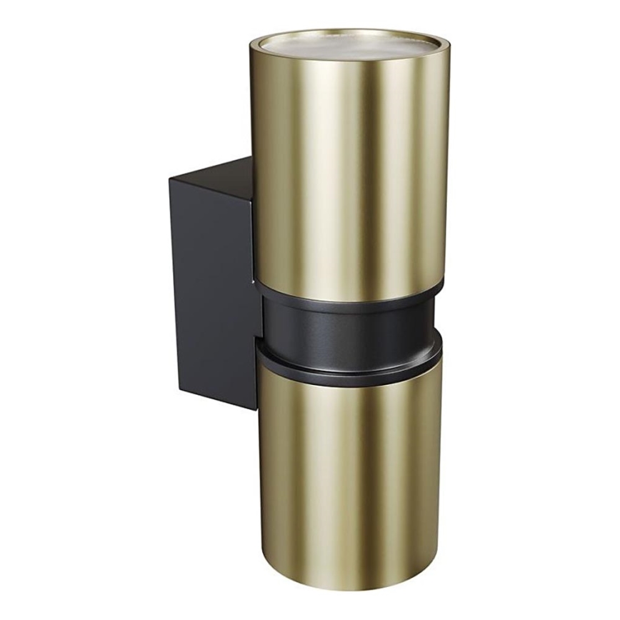 Maytoni O582WL-02BS - Vonkajšie nástenné svietidlo BOWERY 2xGU10/50W/230V IP54 mosadz