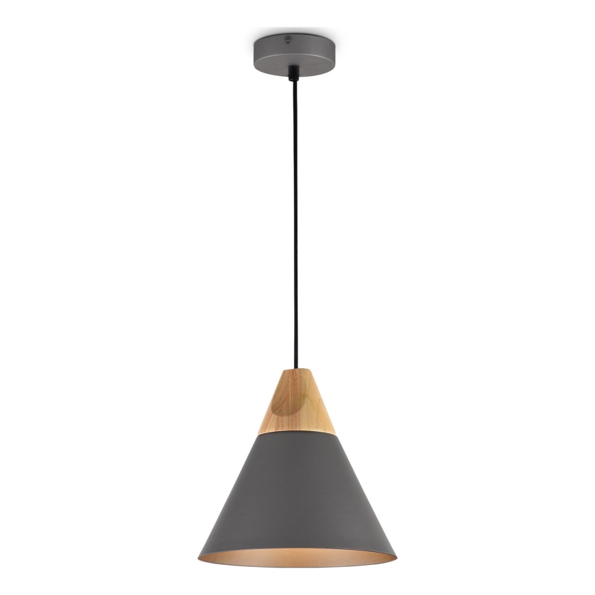 Maytoni P359-PL-220-C - Luster na lanku BICONES 1xE27/60W/230V pr. 22 cm šedá/béžová