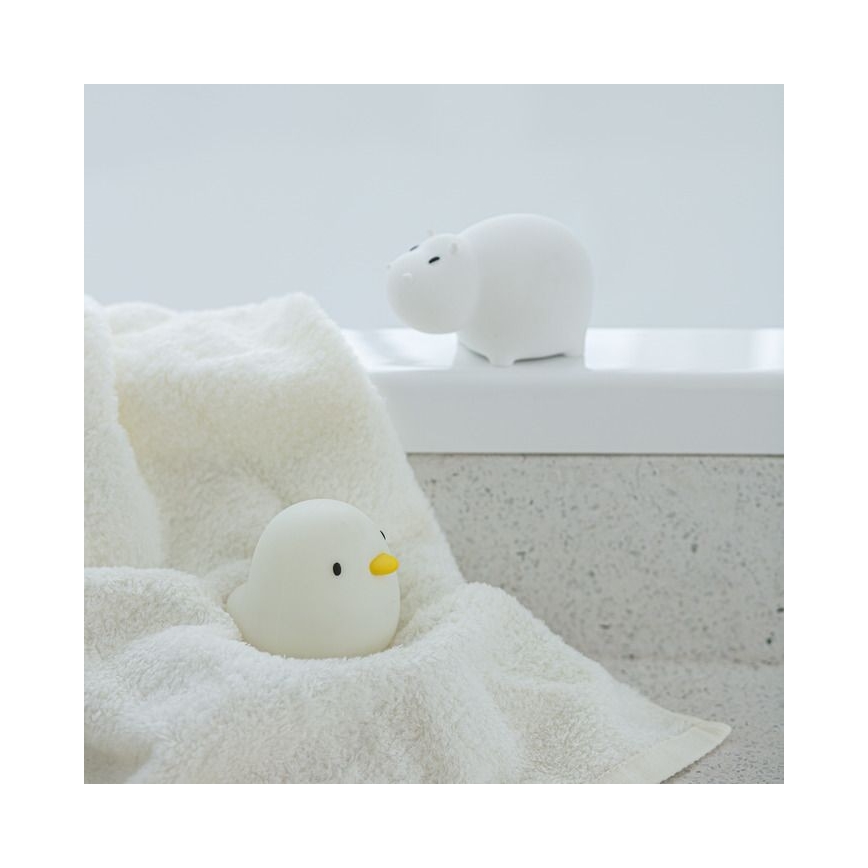 MegaLight - LED RGB Nabíjacia detská dotyková lampa do vane SWIMMY DUCK LED/5V IP67