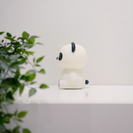 MegaLight - LED RGB Stmievateľná nabíjacia detská dotyková lampa PADDY PANDA LED/5V