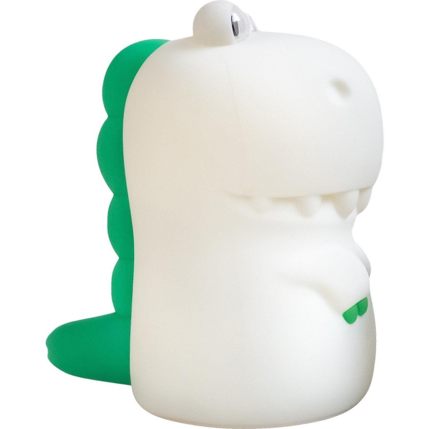 MegaLight - LED RGB Stmievateľná nabíjacia detská dotyková lampa DIGGY DINO LED/5V