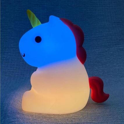 MegaLight - LED RGB Stmievateľná nabíjacia detská dotyková lampa MAGGY MAGIC LED/5V