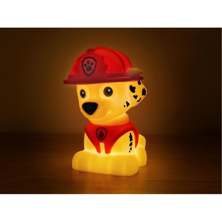 MegaLight - LED Stmievateľná nabíjacia detská lampa PAW PATROL MARSHALL LED/5V