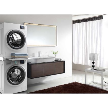 Meliconi 656113 - medzikus pre práčku a sušičku s výsuvom 70 cm, biely