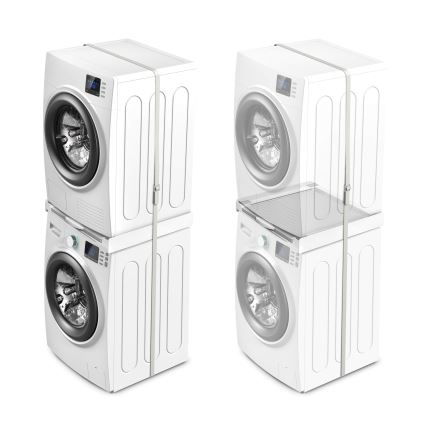 Meliconi 656114 - Stohovací nadstavec pre práčku a sušičku 70 cm biely