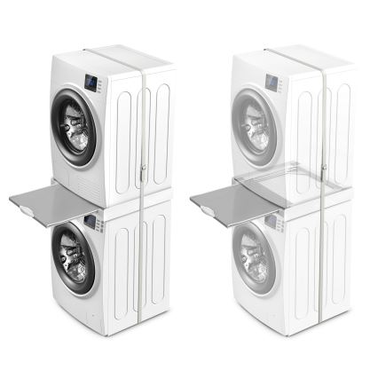 Meliconi 656114 - Stohovací nadstavec pre práčku a sušičku 70 cm biely