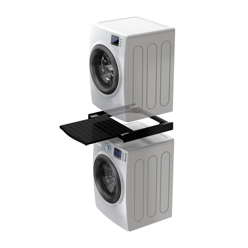 Meliconi 656136 - Medzikus pre práčku a sušičku s vysúvacou zásuvkou 60 cm, čierny