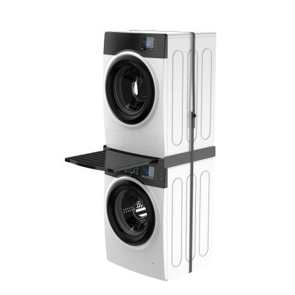 Meliconi 656136 - Medzikus pre práčku a sušičku s vysúvacou zásuvkou 60 cm, čierny