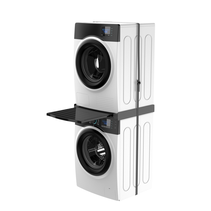 Meliconi 656136 - Medzikus pre práčku a sušičku s vysúvacou zásuvkou 60 cm, čierny