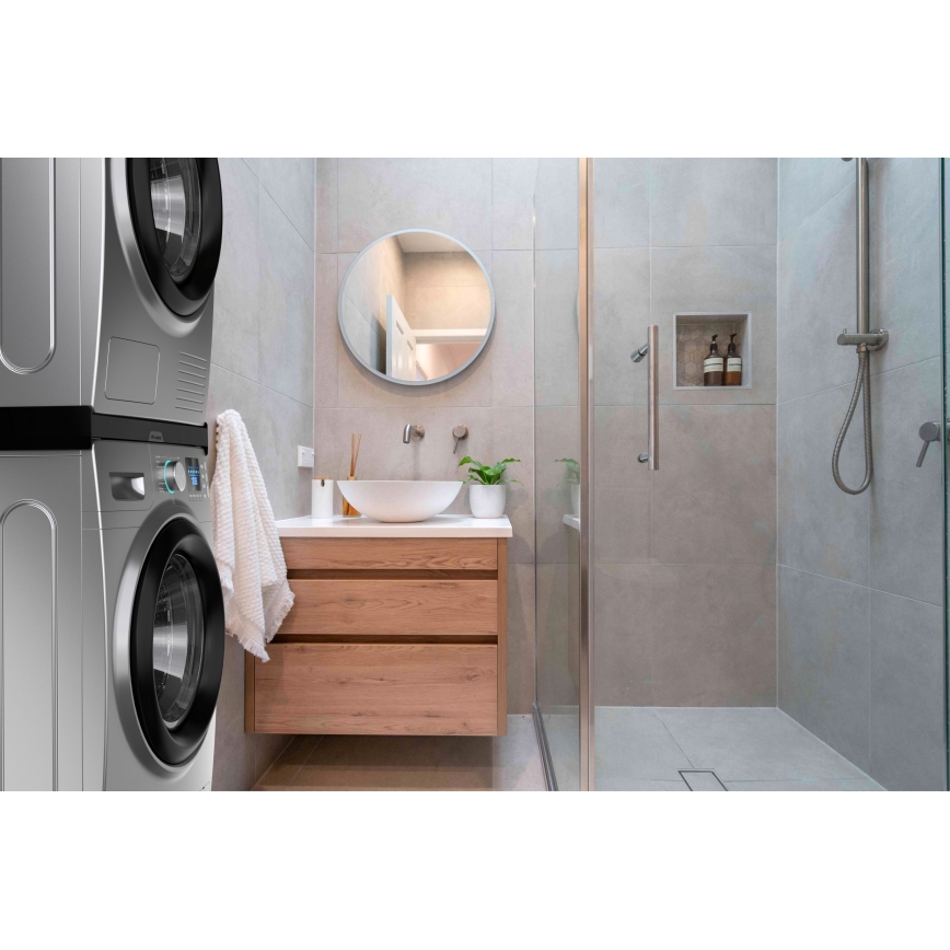 Meliconi 656138 - Stohovacia súprava pre práčku a sušičku 70 cm, čierna