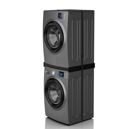 Meliconi 656138 - Stohovacia súprava pre práčku a sušičku 70 cm, čierna