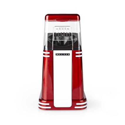 Melissa - retro popcornovač na horúci vzduch 1200W/230V červený