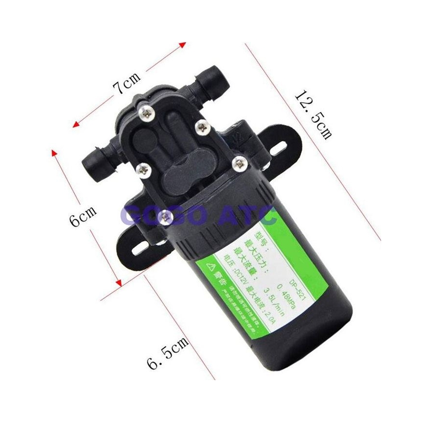 Membránové samonasávacie čerpadlo 12 V 3,5 l/min