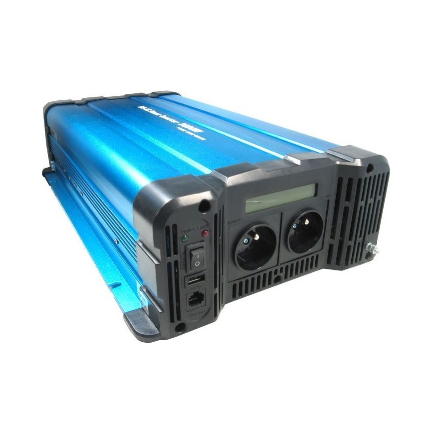 Menič napätia 3000W/12/230V + diaľkové ovládanie