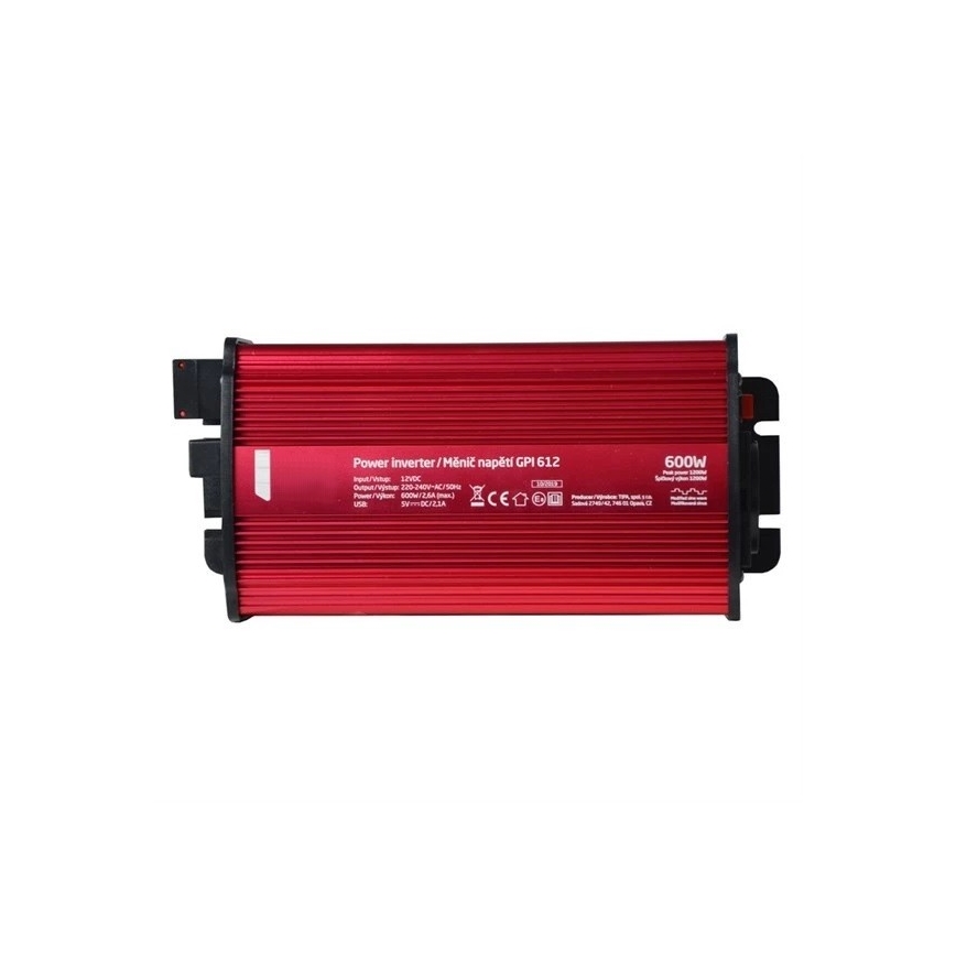 Menič napätia 600W/12/230V + USB