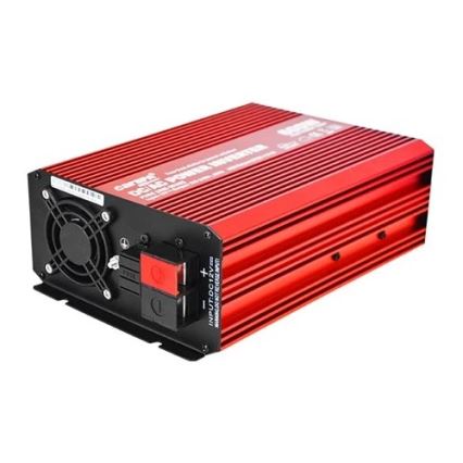 Menič napätia CARSPA 600W/12/230V + káblové diaľkové ovládanie