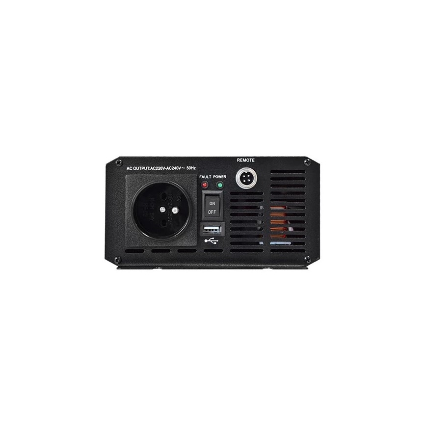 Menič napätia CARSPA 600W/12/230V + káblové diaľkové ovládanie