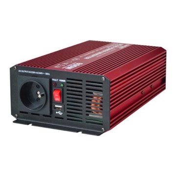 Menič napätia CARSPA 600W/12/230V + USB