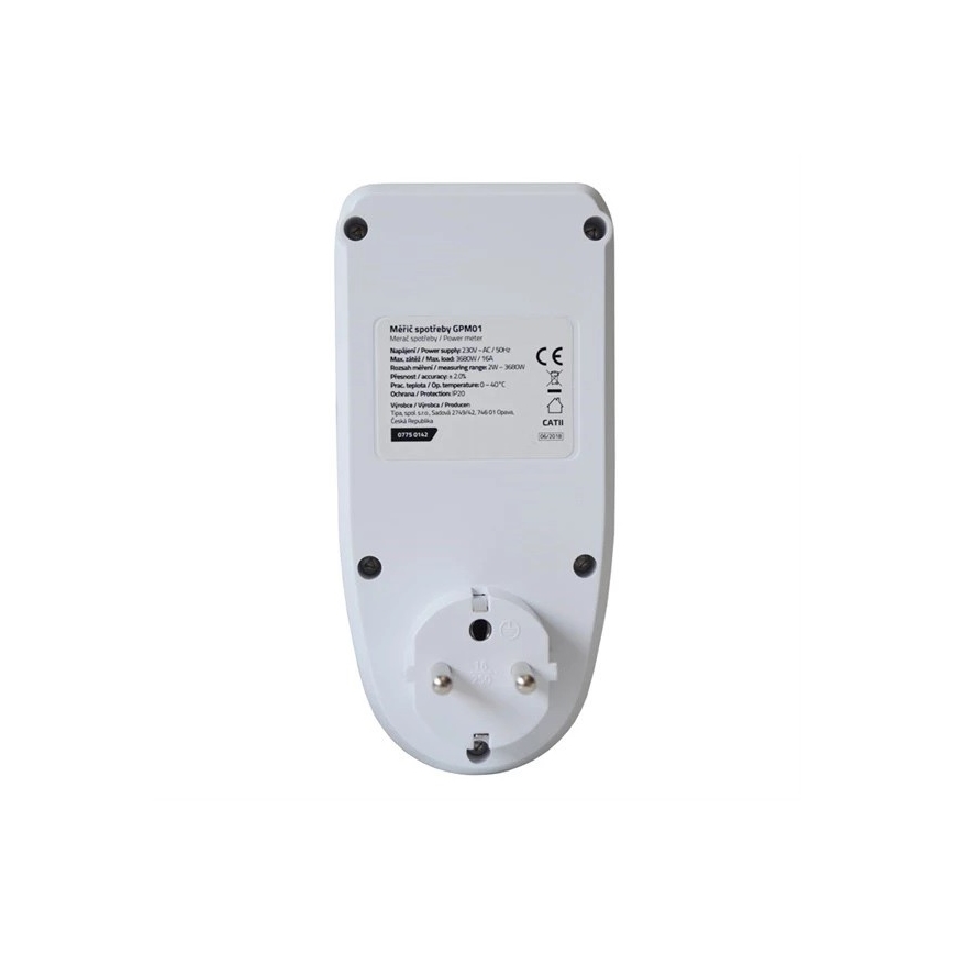 Merač spotreby elektrickej energie 3680W/230V