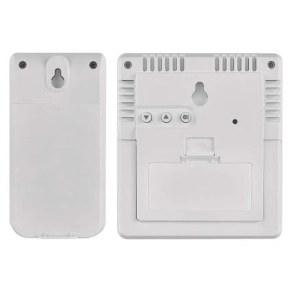 Meteostanica 5 V, 2×AAA + 2×AAA, čierna