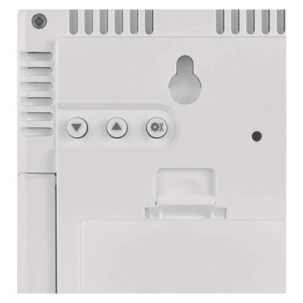 Meteostanica 5 V, 2×AAA + 2×AAA, čierna