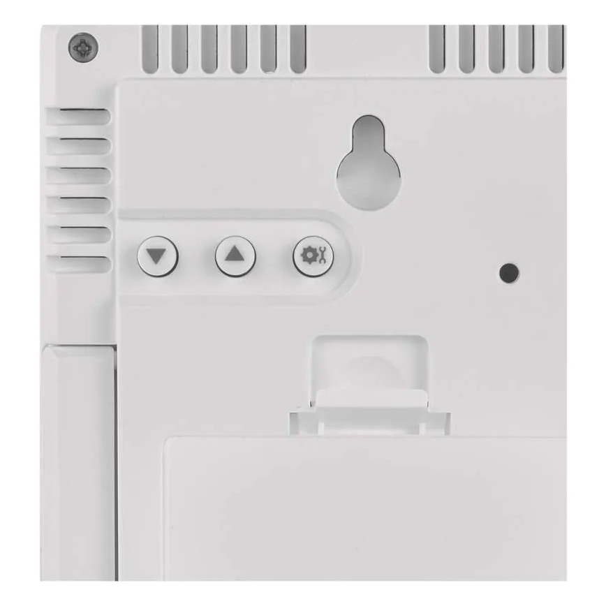 Meteostanica 5 V, 2×AAA + 2×AAA, čierna