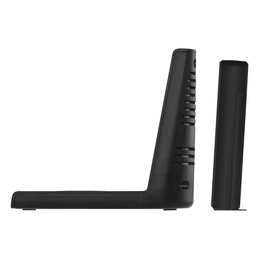 Meteostanica s bezdrôtovým nabíjaním 5V 2xAA + 2xAAA čierna