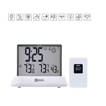 Meteostanica s LCD displejom 2xAAA