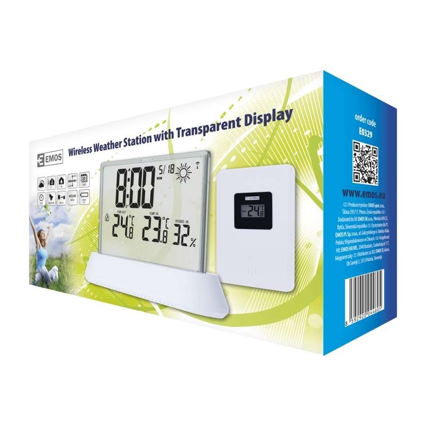 Meteostanica s LCD displejom 2xAAA