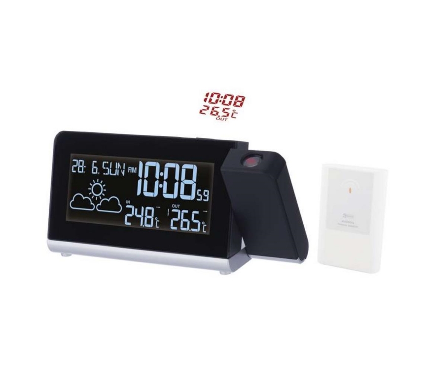 Meteostanica s LCD displejom 4,5V/1x CR2032 + 2×AA