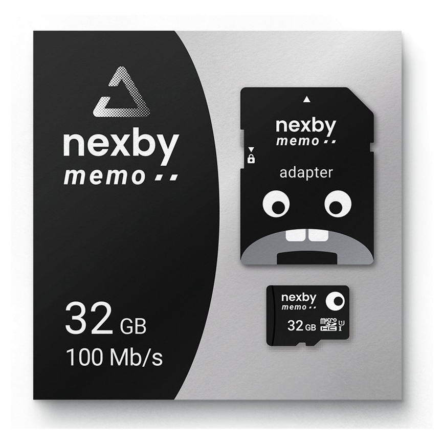 MicroSDHC 32GB U1 100MB/s + SD adaptér