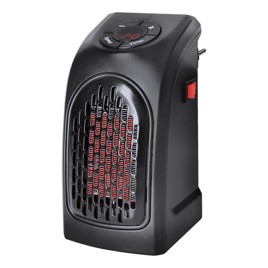 Mini ventilátor s keramickým výhrevným telesom do zásuvky 350W/230V