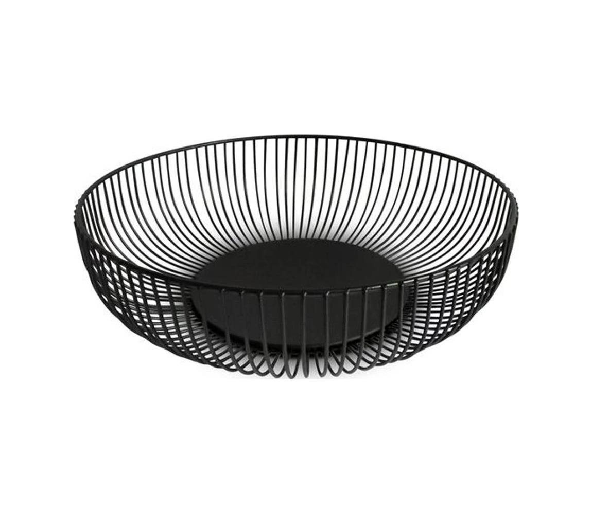 UTC Miska na ovocie KITCHISIMO priemer 28 cm čierna 320304