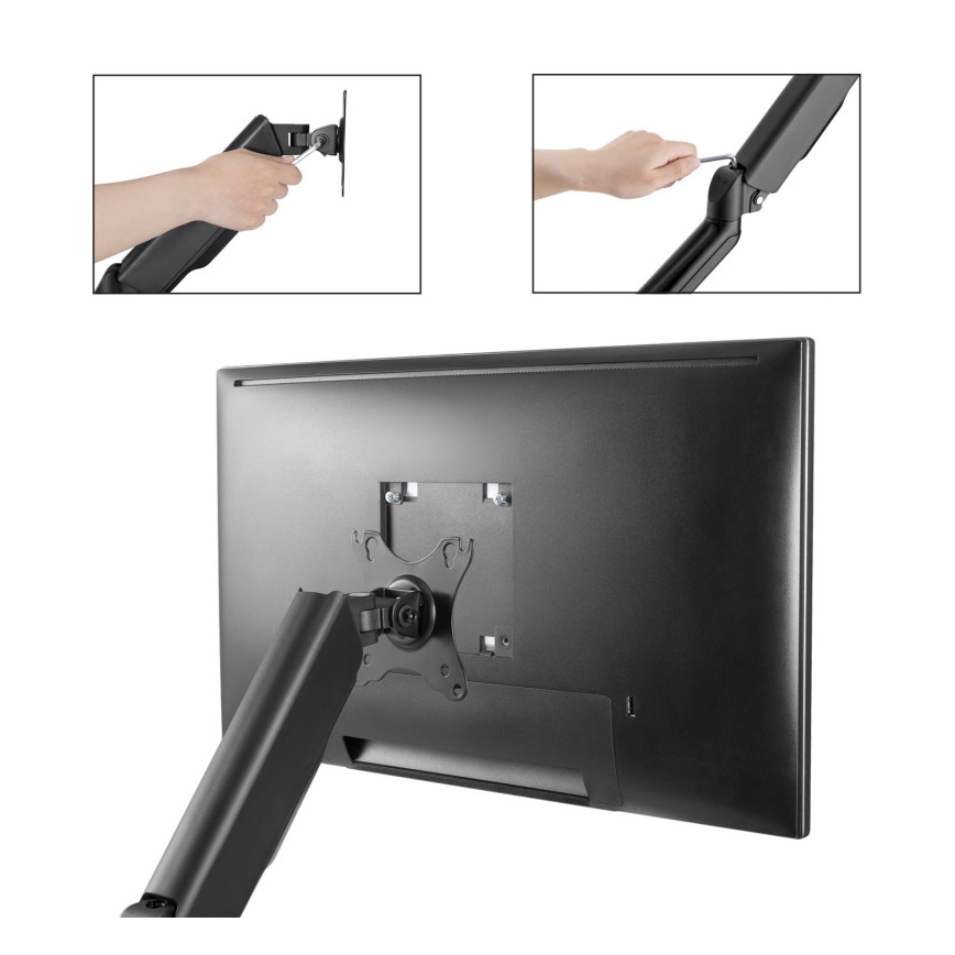 MK FLORIA MKF-21DP113S2 - Nastaviteľný držiak monitora 32 čierny