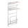 MK FLORIA MKF-21MG02W - Magnetický organizér 67,5x31 cm biela