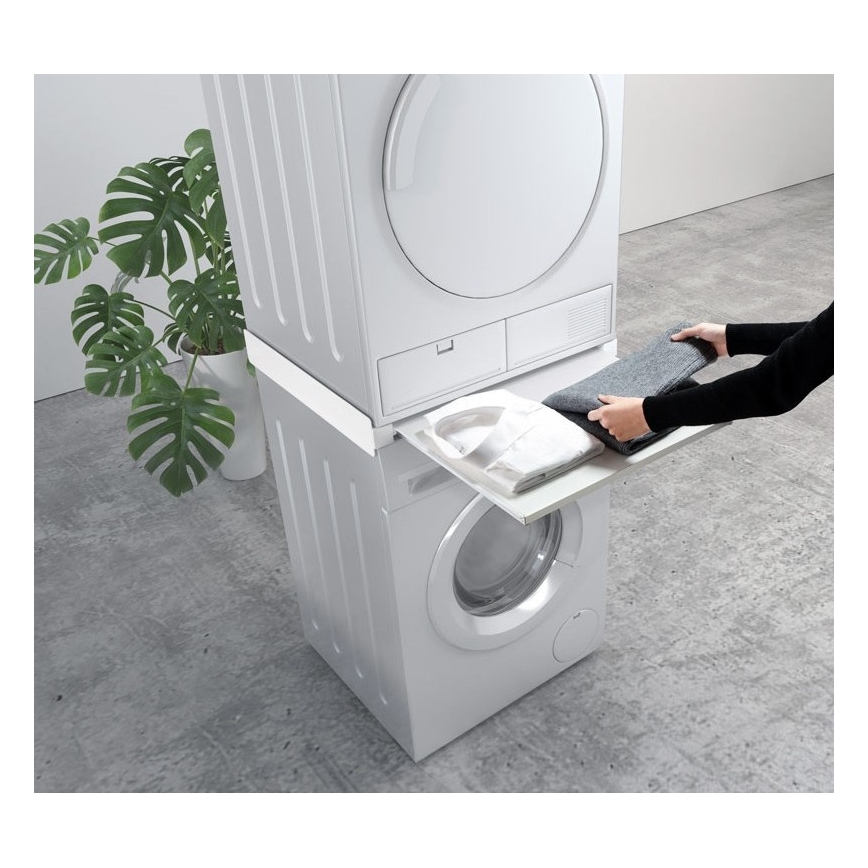 MK FLORIA MKF-23MZ601 - Medzikus pre práčku a sušičku s výsuvom 60 cm biela