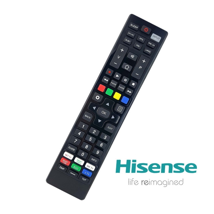 MK FLORIA Superior RC UNI TV Hisense - Náhradný diaľkový ovládač pre TV značky HISENSE